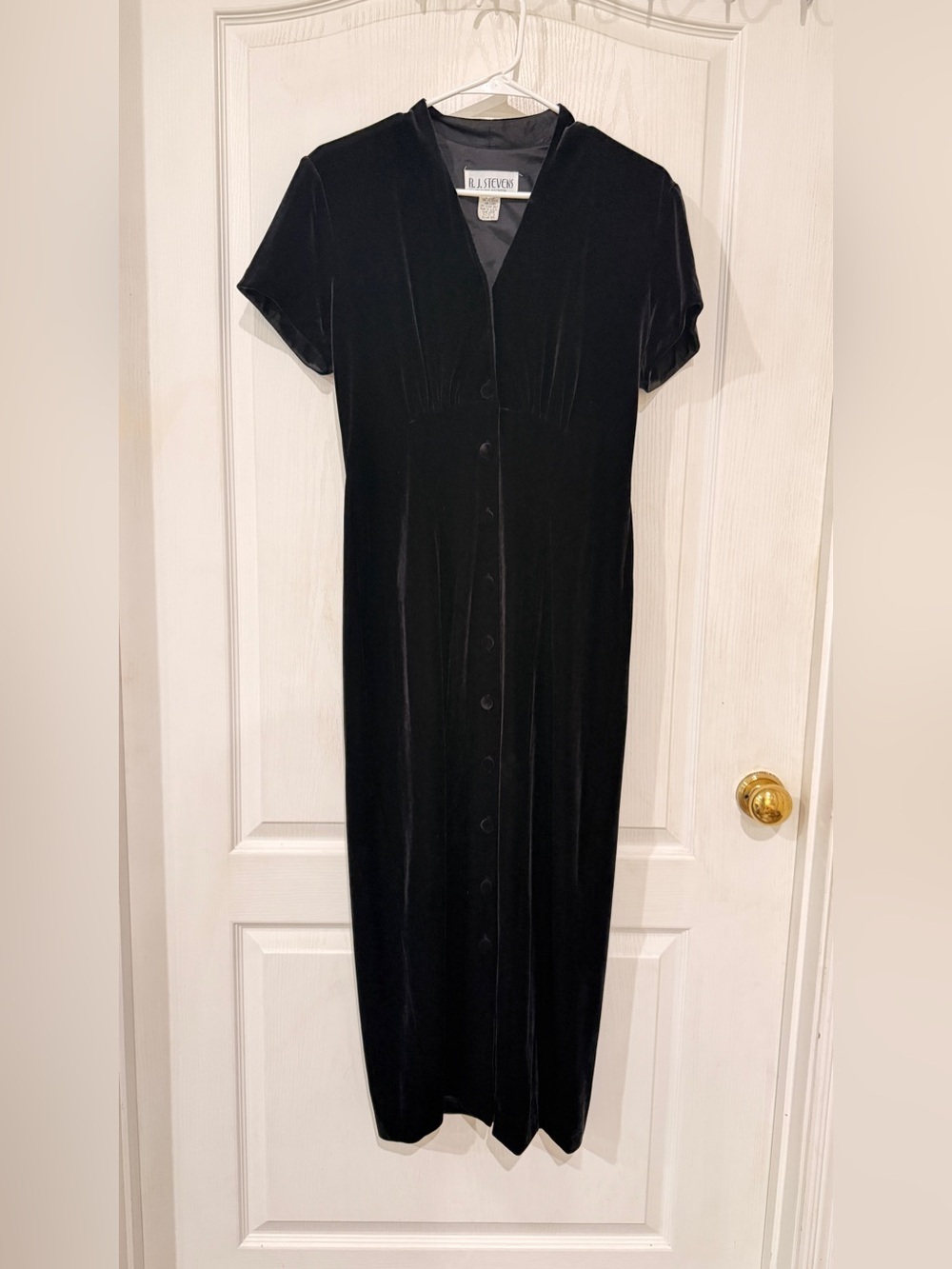 Vintage R. J Stevens by Carol Escritor Velvet Like Dress